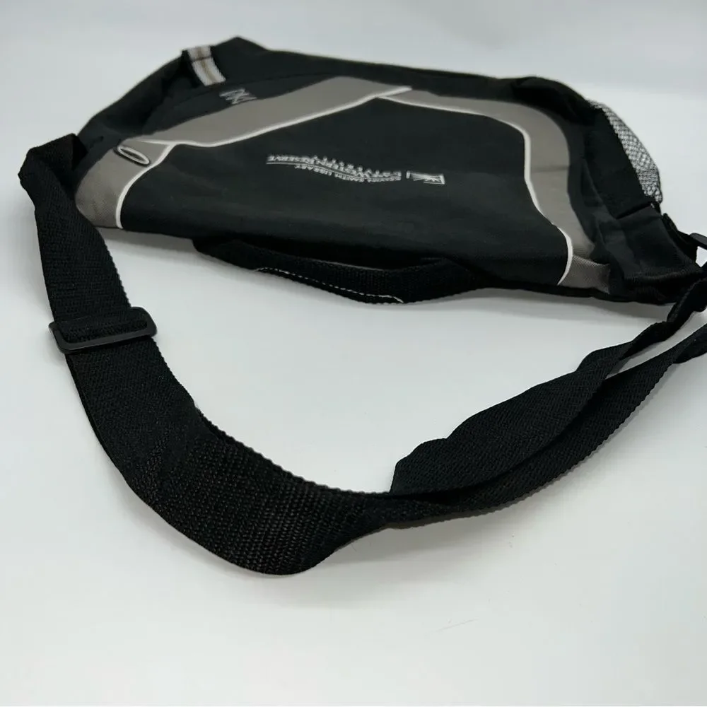 Leed's Lightweight Casual Messenger Bag w/Library Name on Front w/Adjust. Strap